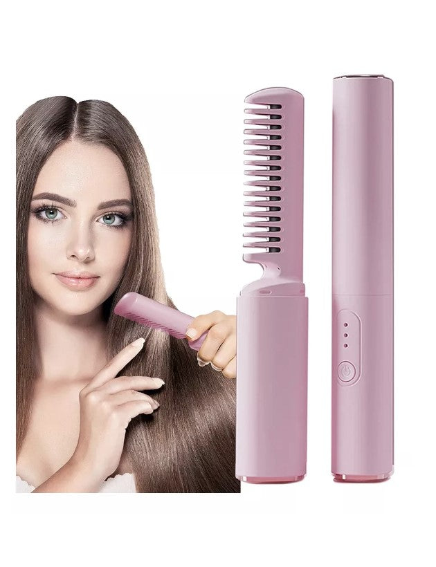 Peine Alisador Portátil Recargable