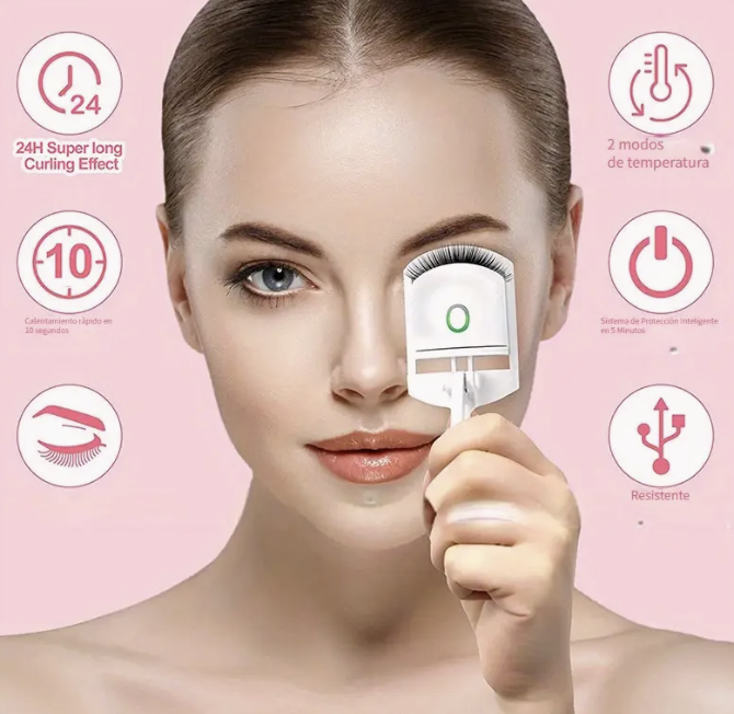 Rizador de Pestañas Eléctrico recargable