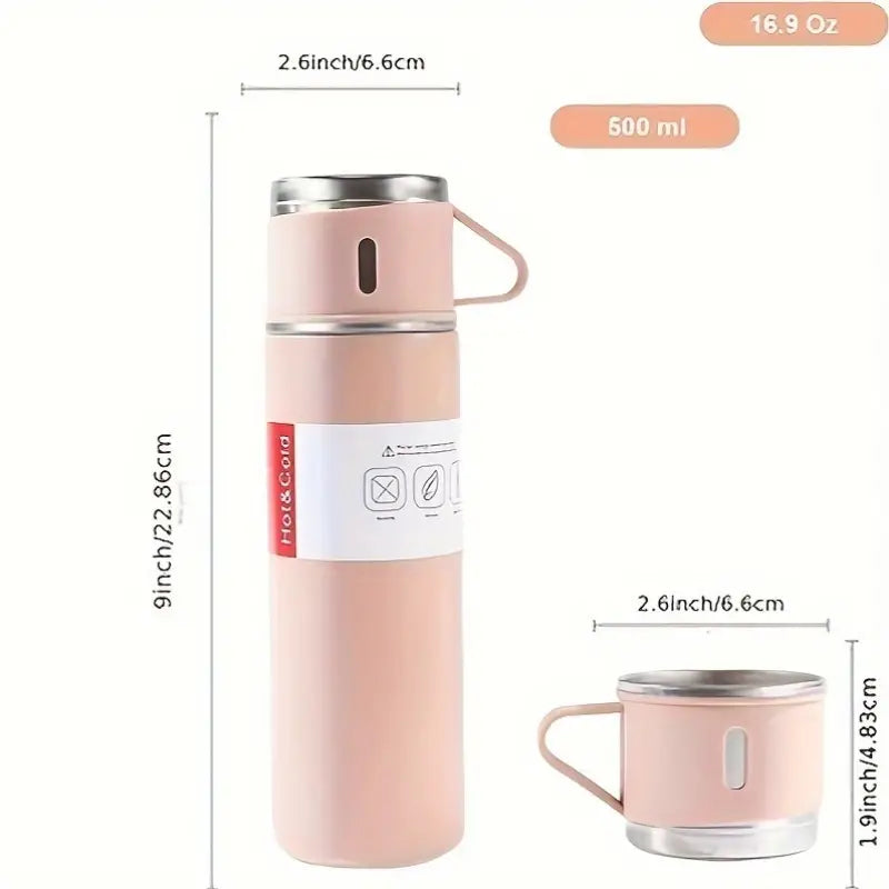 Termo con set de tazas